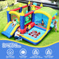 Bestsun Inflatable Bounce House for Kids, Bouncy Castle with Slide, Jumping, Basketball Hoop, Ball Pit, Family Backyard Bouncer, 520W 0.7HP Blower