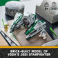 LEGO Star Wars: The Clone Wars Yoda’s Jedi Starfighter 75360 Star Wars Collectible for Kids Featuring Master Yoda Figure with Lightsaber Toy, Birthday
