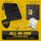 Toploader Binder | Holds 252 Toploaders | 9-Pocket | Ringless Double-Sided Pockets | Includes Collector Tweezers & Gloves | Premium Top Loader Binder