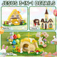 Nubee Jesus Christian Nativity 3-in-1 Building Blocks Set, Jesus Resurrection & Church Easter Decor, Religious Building Toy, Christian Gifts, Easter