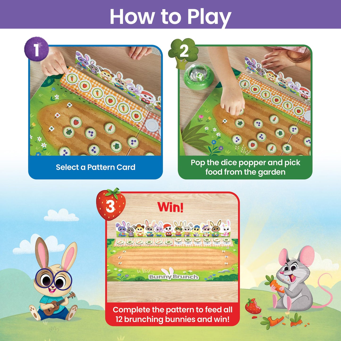 hand2mind Bunny Brunch, Cooperative Board Games, Toddler Educational Toys, Kindergarten Math Games, Preschool Learning Activities, Indoor Recess Games