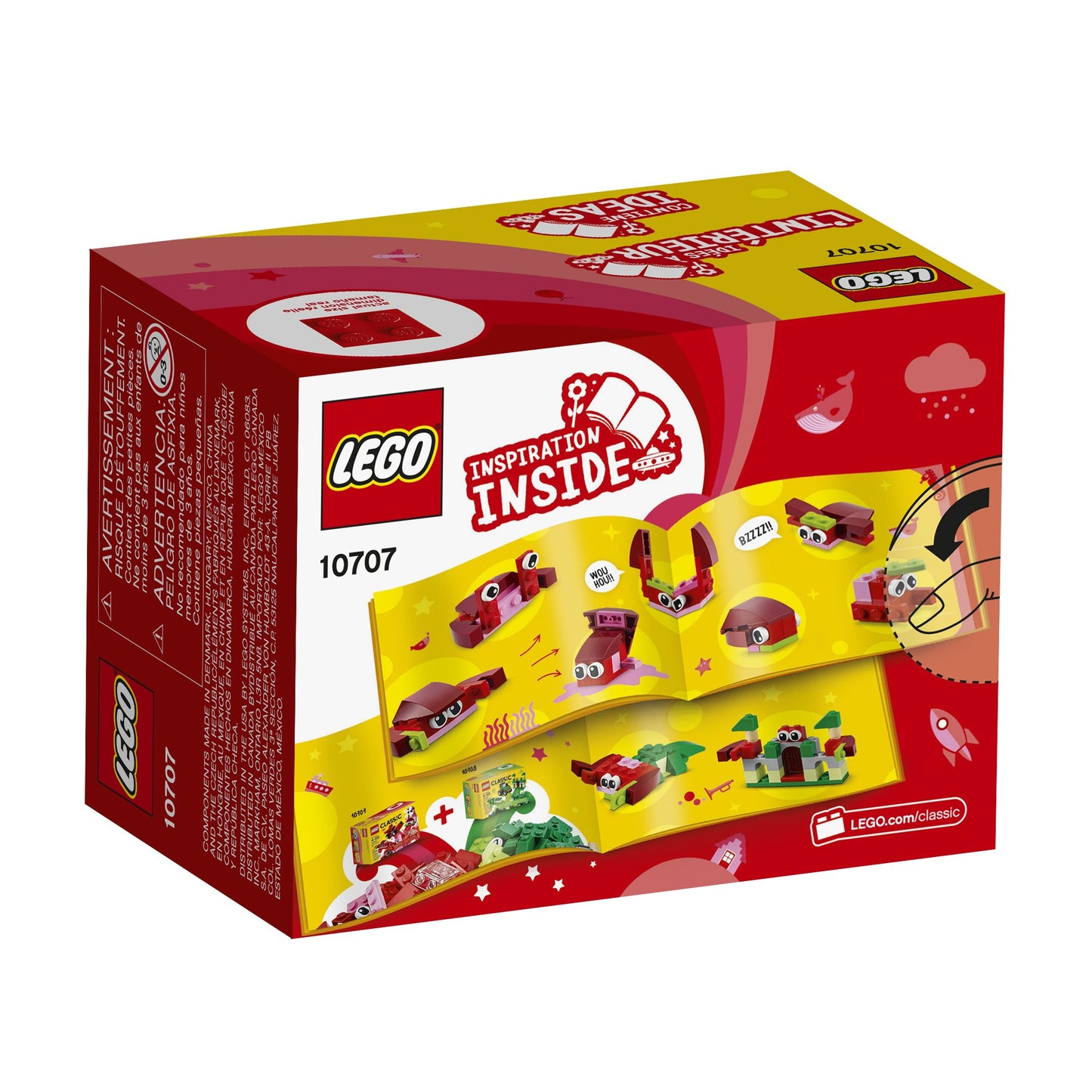 LEGO Classic Red Creativity Box 10707 Building Kit