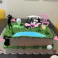 2026 New Golf Cake Decorations Pink Golf Cart Cake Toppers Heading