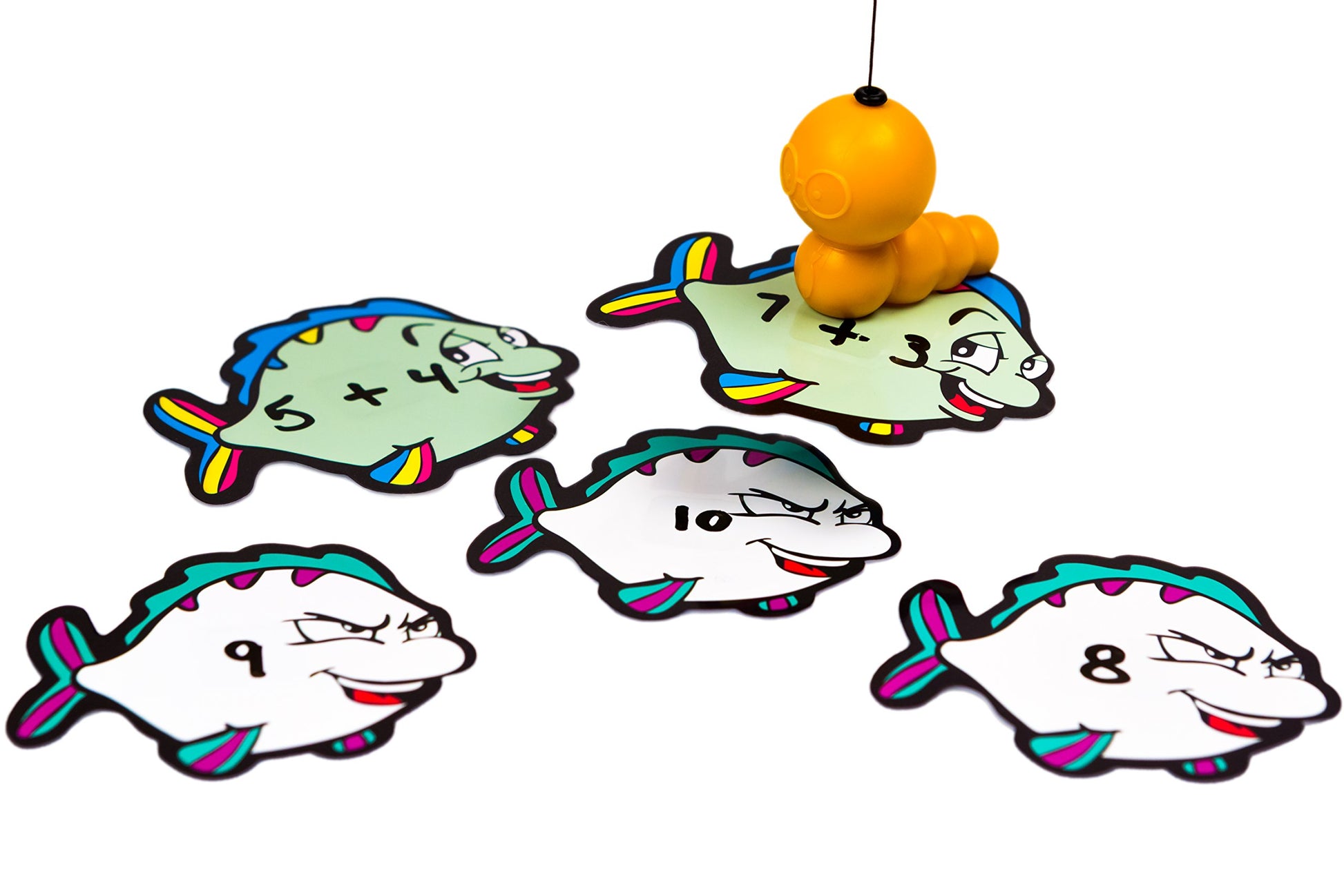 Catch and Learn by PlaSmart - The educational game where you fish for answers, fishing game, spelling, grammar, math, fine motor skills, Includes