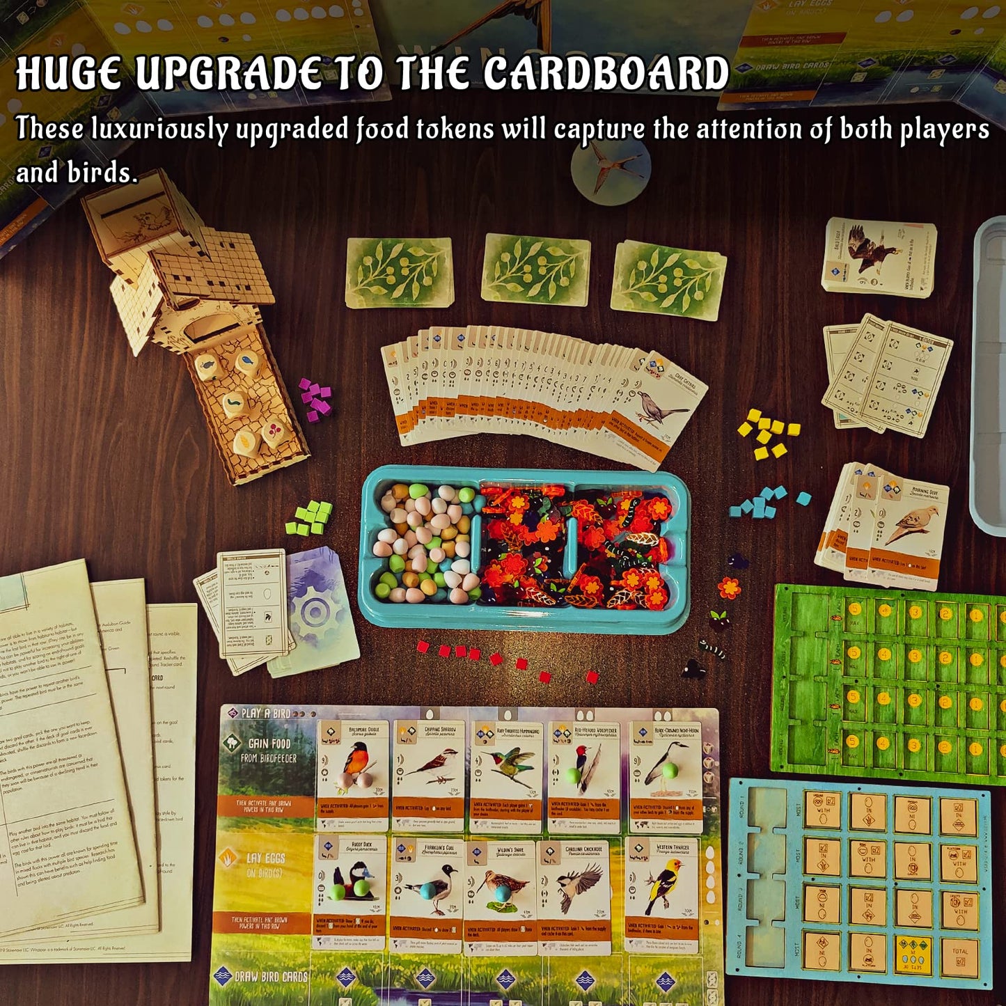 CZYY Food Resource Tokens Included Nectar Set for Wingspan Board Game