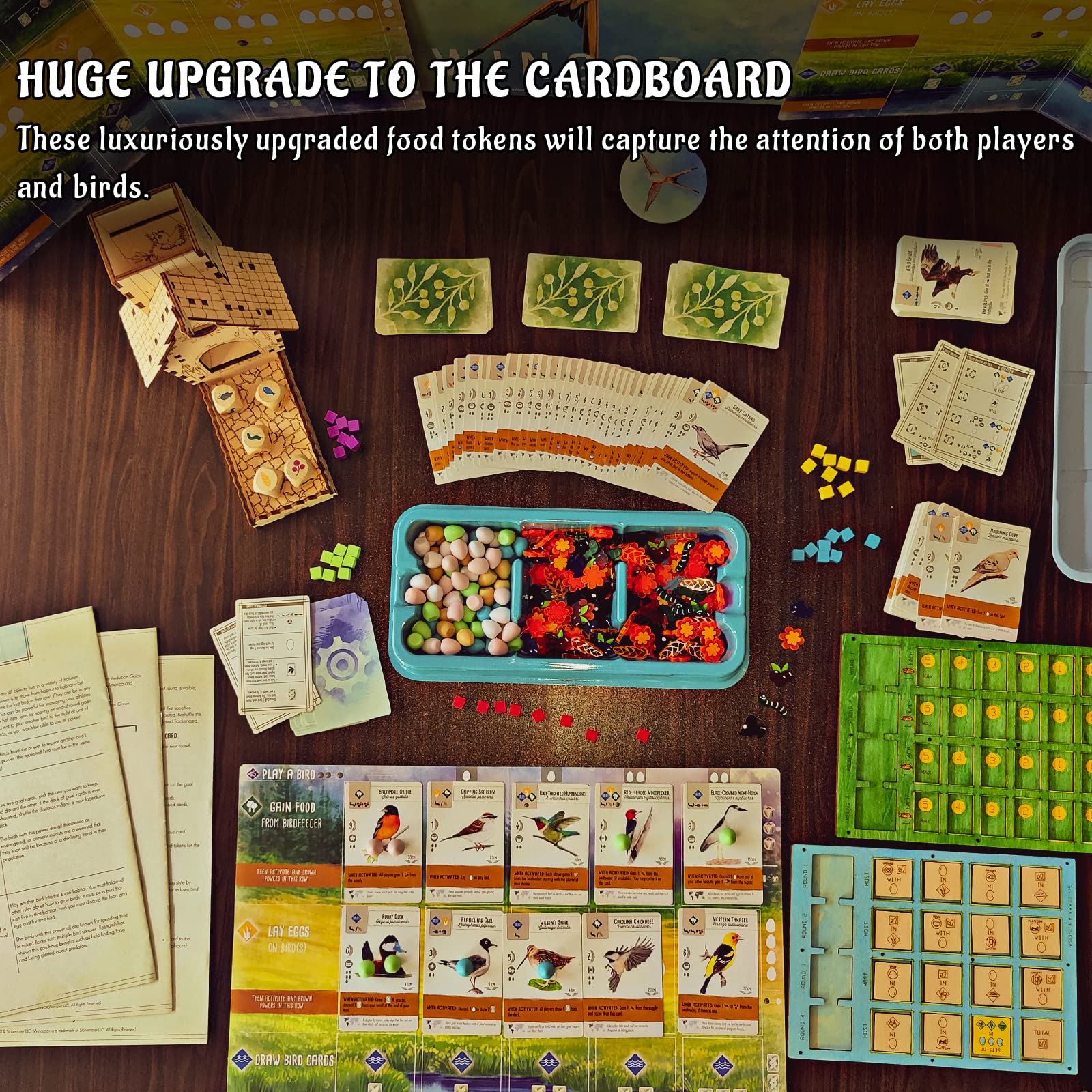CZYY Food Resource Tokens Included Nectar Set for Wingspan Board Game