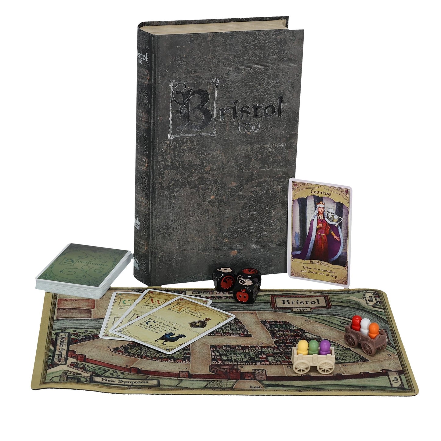Facade Dark Cites Series Board Game of Strategy, Deceit, and Luck - Card Game for Teens Adults and Family - Bristol 1350