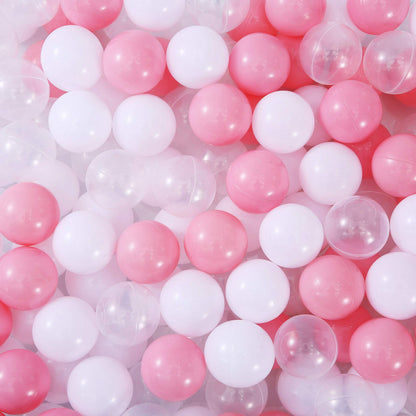 Thenese Ball Pit Balls for Toddlers 1-3, 100pcs Crush Proof Plastic Balls for Girls Ball Pit, BPA Free Non-Toxic Play Balls for Baby Pool, Playhouse