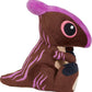 Mattel Jurassic World: Chaos Theory Dinosaur Plush Toy, Parasaurolophus with Glowing Feature, Floppy Legged 10-inch Soft Doll Collectible