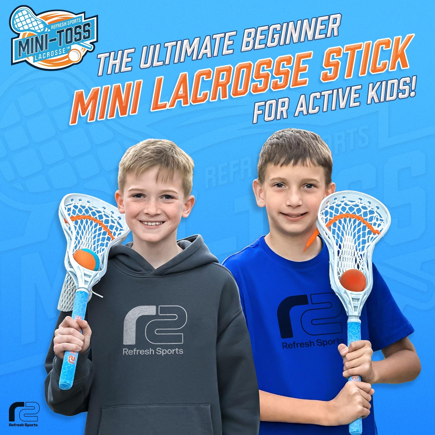 Mini Toss Lacrosse Sticks - Pool Games & Outdoor Beach Lacrosse Gifts - Best Beach Toys for Kids All Ages & Gifts for Teen Boys Ages 3 4 5 6 7 8 9 10