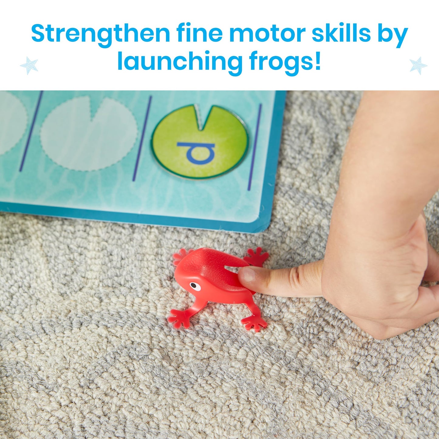 hand2mind Lily Pad Letter Hop Word-Building Game