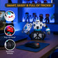 Top Race Remote Control Fighting Toy - 2-Pack Red & Blue RC Robots with Lights, Sounds & 360° Rotation - Interactive Intelligent Playset for Kids