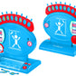 LEXiBOOK Electronic Hangman Game, Child and Family Board Game, Spelling and Vocabulary, Light and Sound Effects, 2 Players, Blue/red, JG800