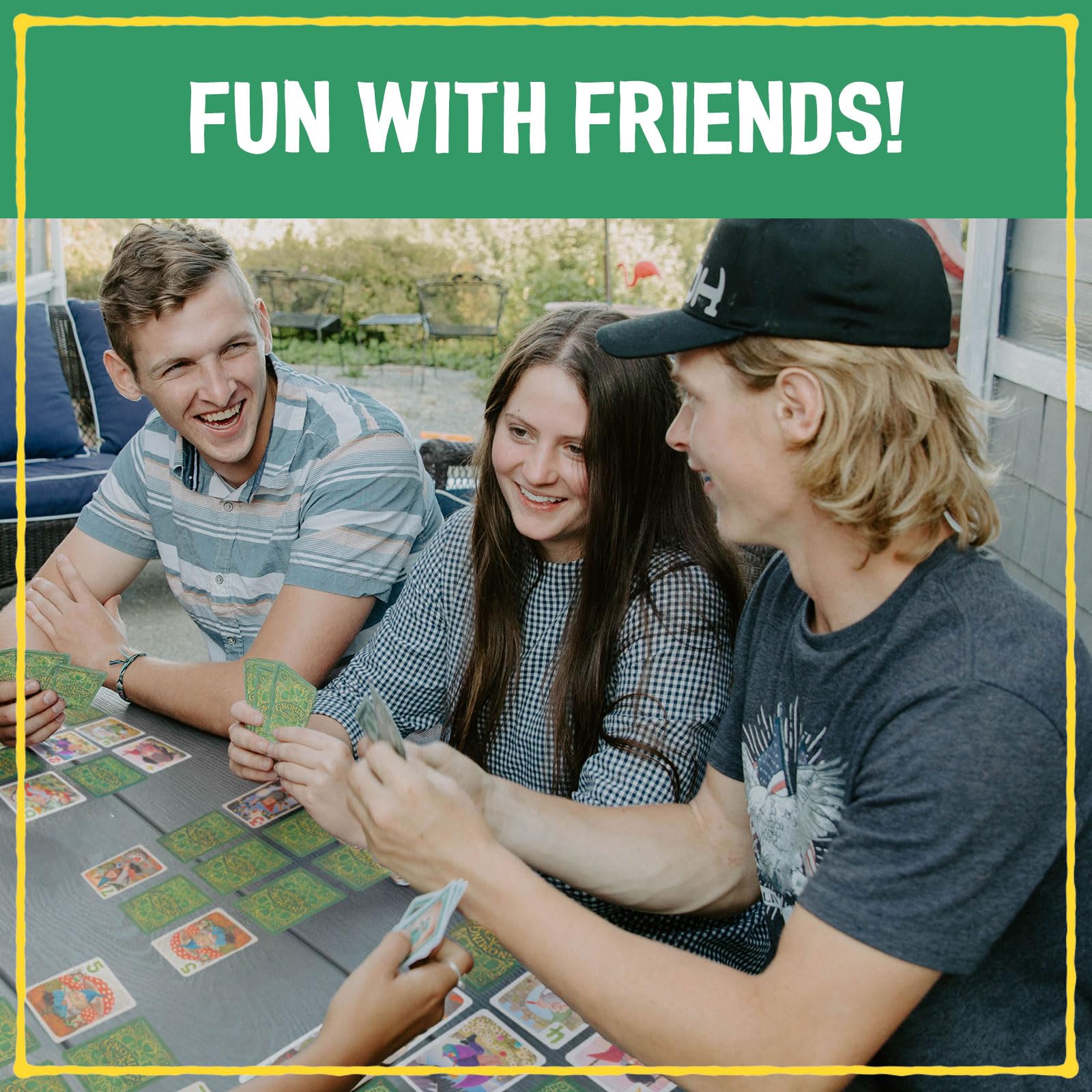 Grandpa Beck's Games Gnoming A Round | Fun Family Card Game | Enjoyed by Kids, Teens, & Adults | from The Creators of Cover Your Assets - 2-7 Players