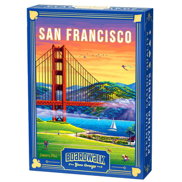 Boardwalk Puzzles San Francisco, Featherlight Unique Playing Cards, Fun Themed Deck for Home and Travel