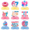 9Pcs 67 Honeycomb Table Centerpieces - 6 7 Meme Themed Birthday Decorations Set, Viral Party Decoration Supplies