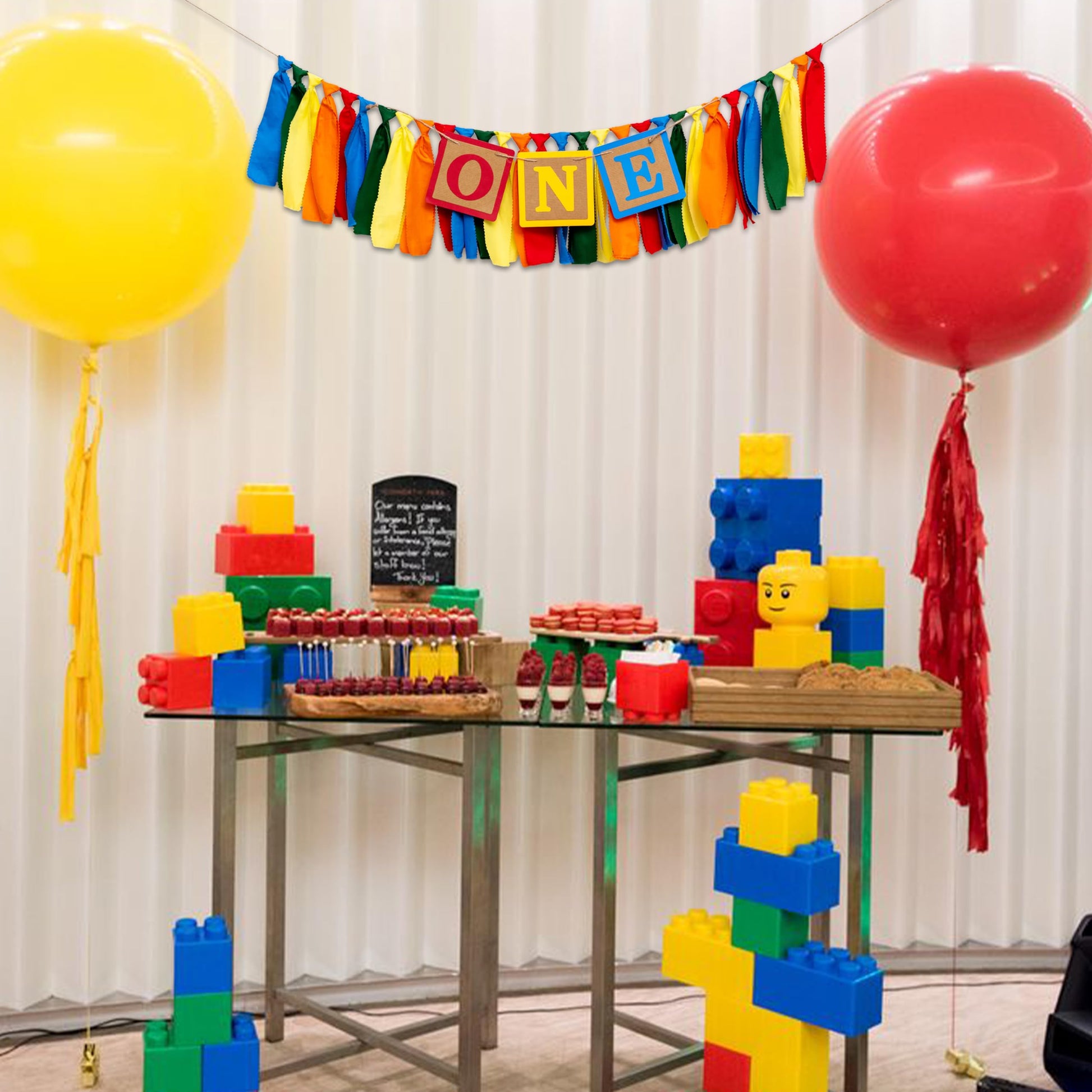 Upfirst Colorful One High Chair Banner