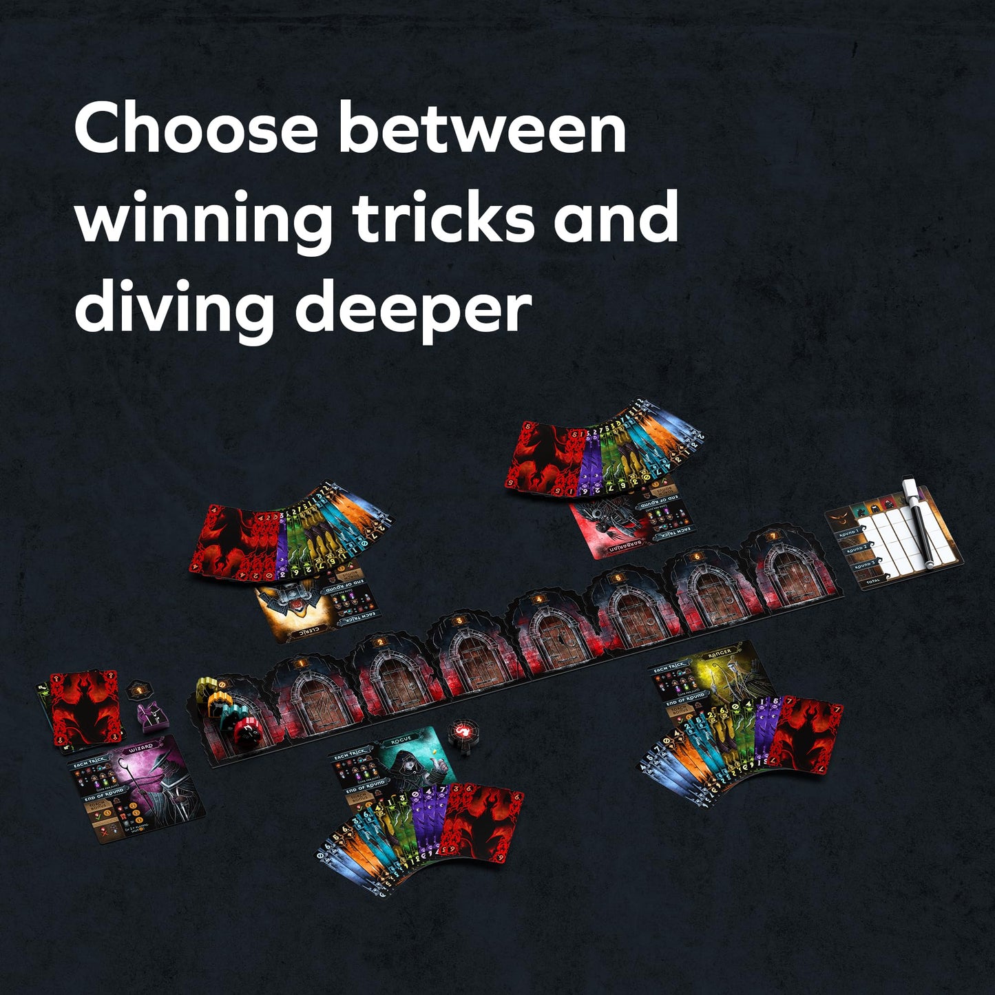 Allplay Torchlit Board Game - Card Game 2 to 5 Player - 40 Minutes Game Time