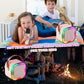 Mini Karaoke Machine, Portable Bluetooth Karaoke Speaker with 2 Wireless Microphones and Light for Family Home Party,Toys for Girls Boys Friends Age