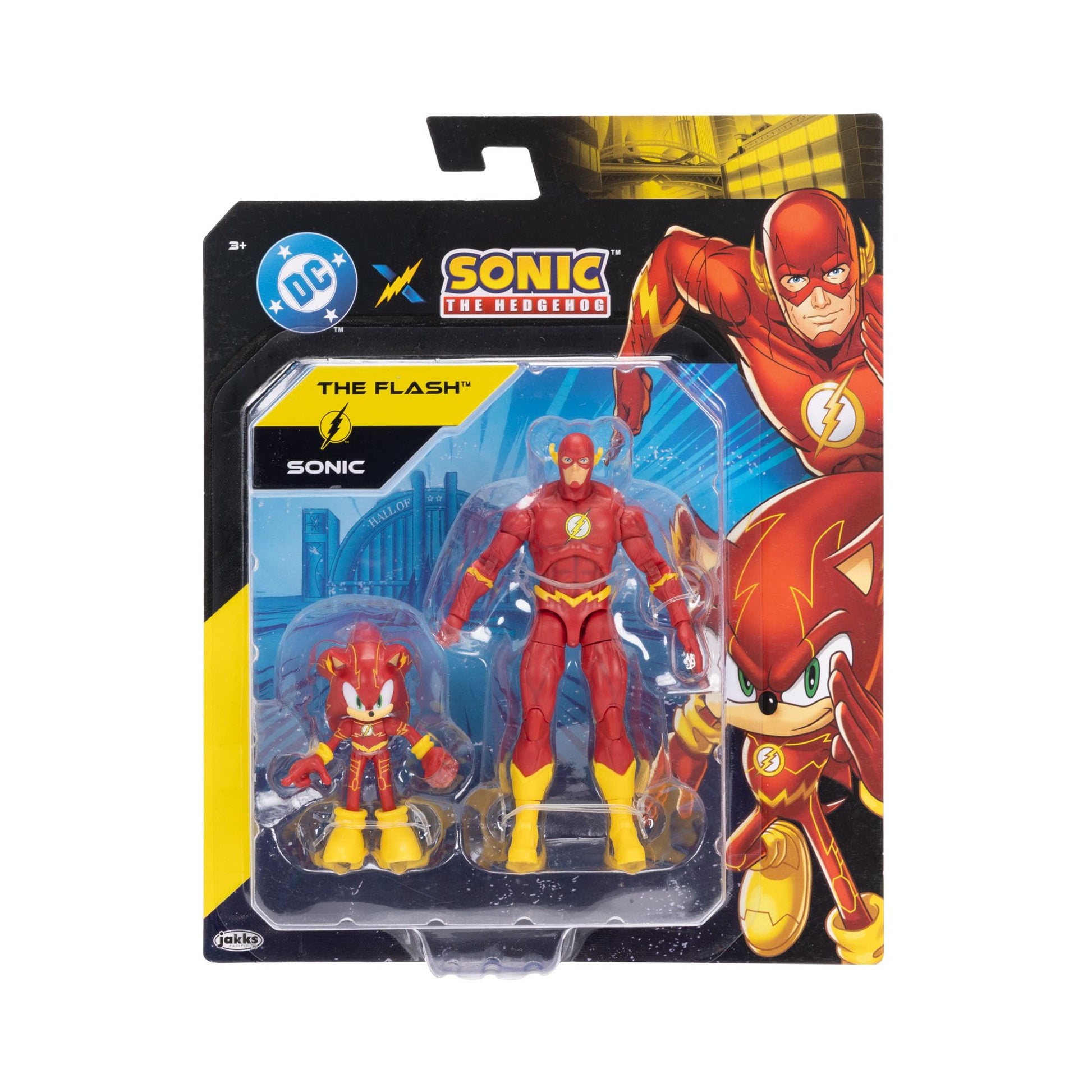 DC X Sonic the Hedgehog Sonic as The Flash & The Flash 2.5/5-inch Figures Multipack