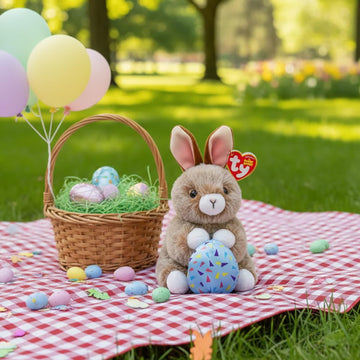 Ty Beanie Praline the Brown Easter Bunny - 6"