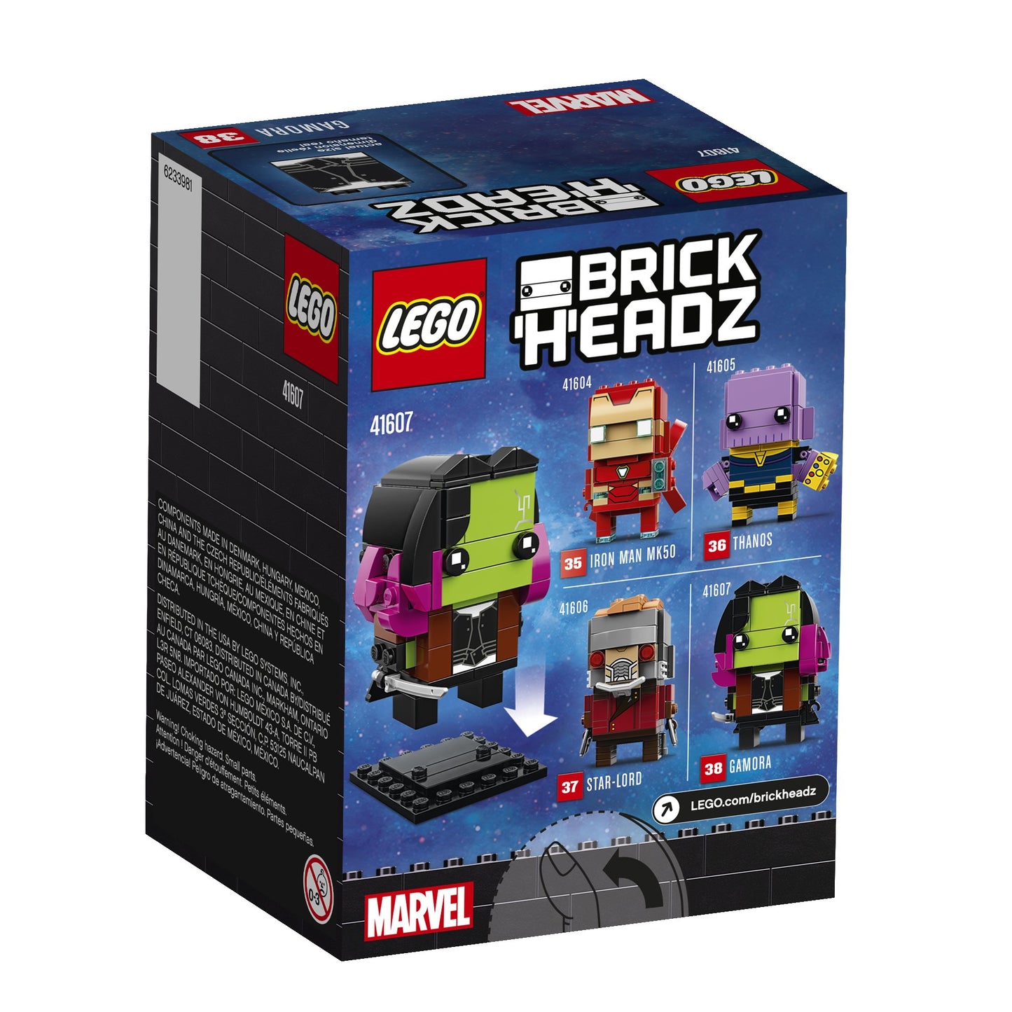 LEGO BrickHeadz Gamora 41607 Building Kit (136 Piece)