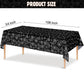 Tatuo Western Party Tablecloth Paisley Table Cover Bandana Plastic Table Cloth Rectangle Floral Tablecloth for Western Cowboy Themed Party