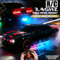 SYUUKH Remote Control Car 1:14 Scale RC Cars with Spray Effect, LED Lights & Realistic Sound, 2.4GHz Racing Toy with Controller, Christmas Birthday