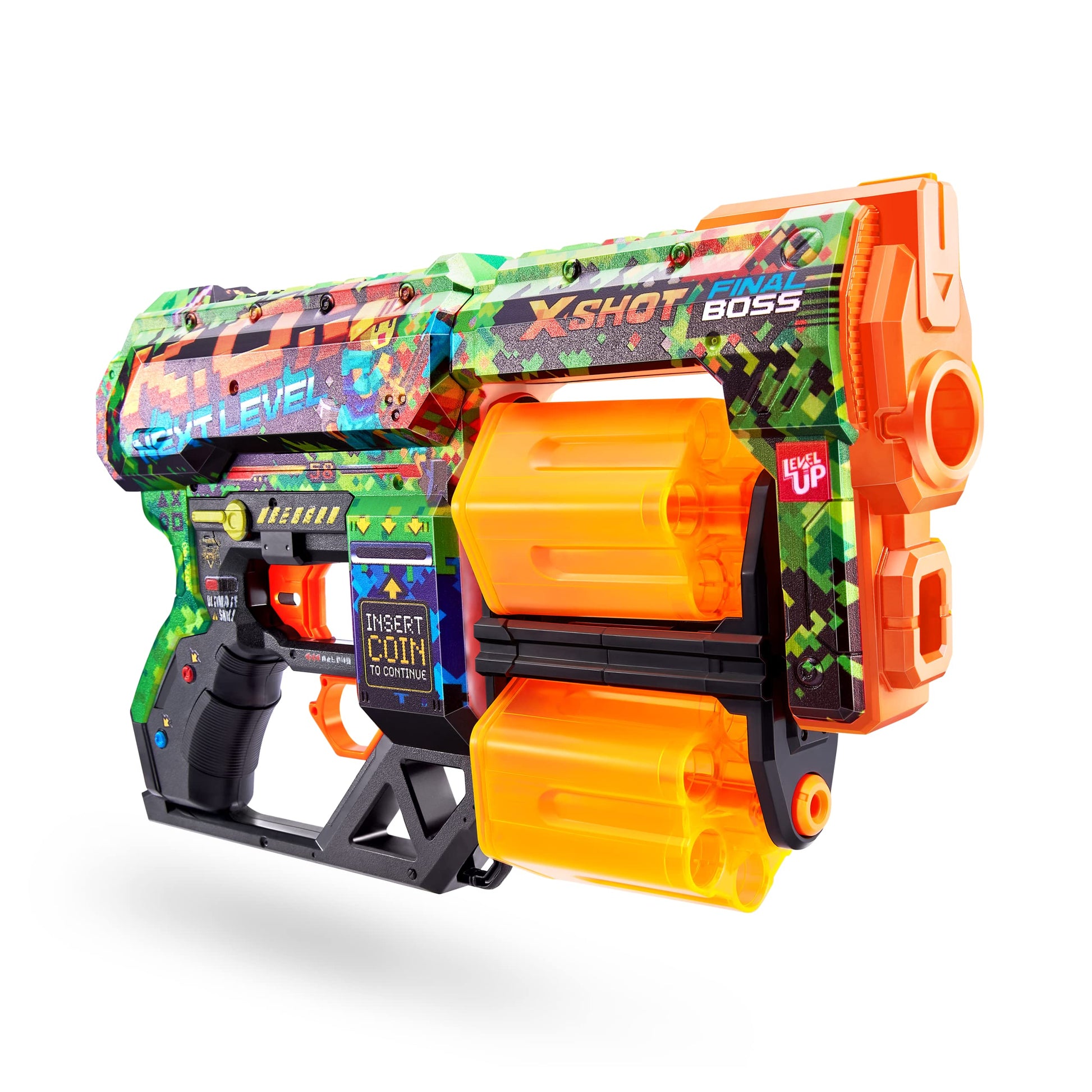 XShot Skins Dread - K.O (24 Darts) by ZURU, Easy Reload, Air Pocket Technology, Toy Foam Dart Blaster for Kids, Teens, Adults, Frustration Free