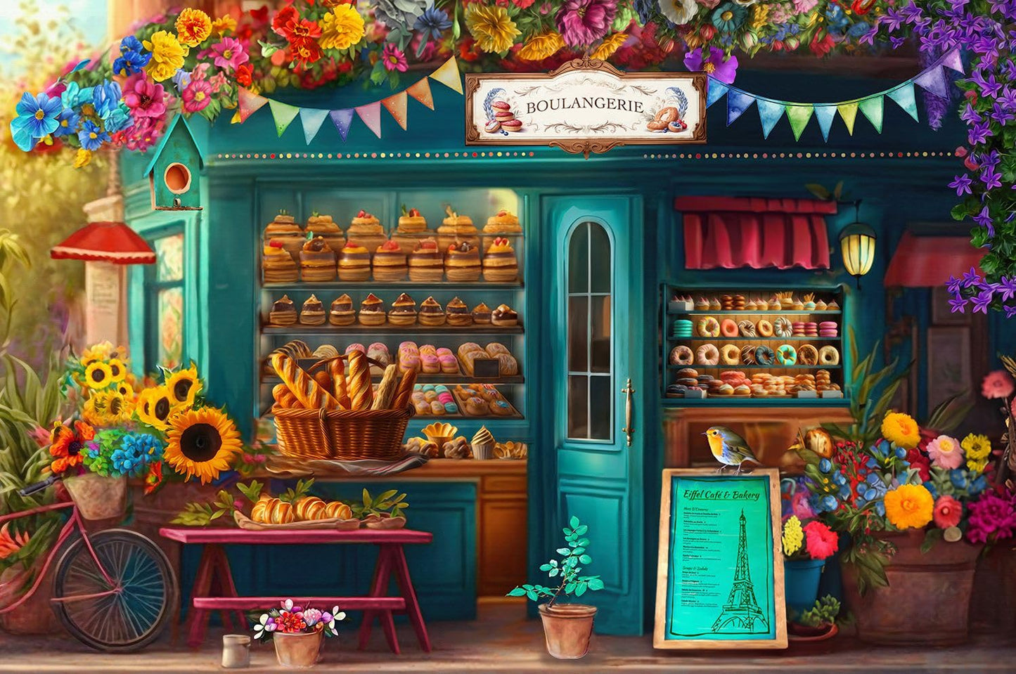 Springbok Boulangerie Pastry Shop 500 Piece Jigsaw Puzzle for Adults