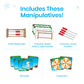 hand2mind Rekenrek Pop-Up Learning Activity Center, Math Games for Kids, Abacus for Kids Math, Math Manipulatives, Montessori Materials for Preschool