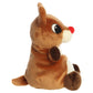 Aurora Rudolph The Red-Nosed Reindeer Palm Pals Party Sized 8" Rudolph Stuffed Animal