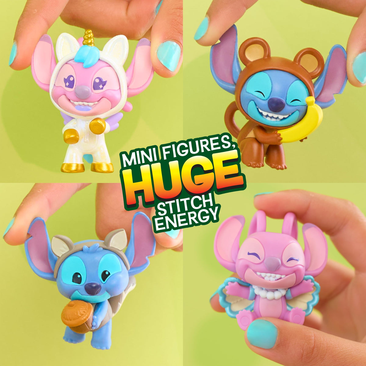 Disney Collectible Figures Stitch Selvatic Stitch 5 cm capsule surprise toy for collectors, fans, boys and girls from 3 years from Just Play
