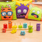 Open The Joy Emotions Stacking Rings - 30pc Rainbow Stacking Toy for Toddlers, Baby Sensory Learning Toy, Fine Motor Skill Development - Montessori