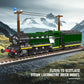 Mould King 12044 Flying Scotsman Steam Locomotive Model Building Kit, 1766+ Pieces Large Scale Train Set with Display Tracks and Freight Car, Assembly