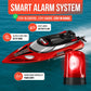 REV-UP 18.5" Remote Control Boat for Adults, 21+ MPH Fast RC Boats for Kids, High Speed Electric Mini Jet Toy for Pool and Lake, Self-Righting