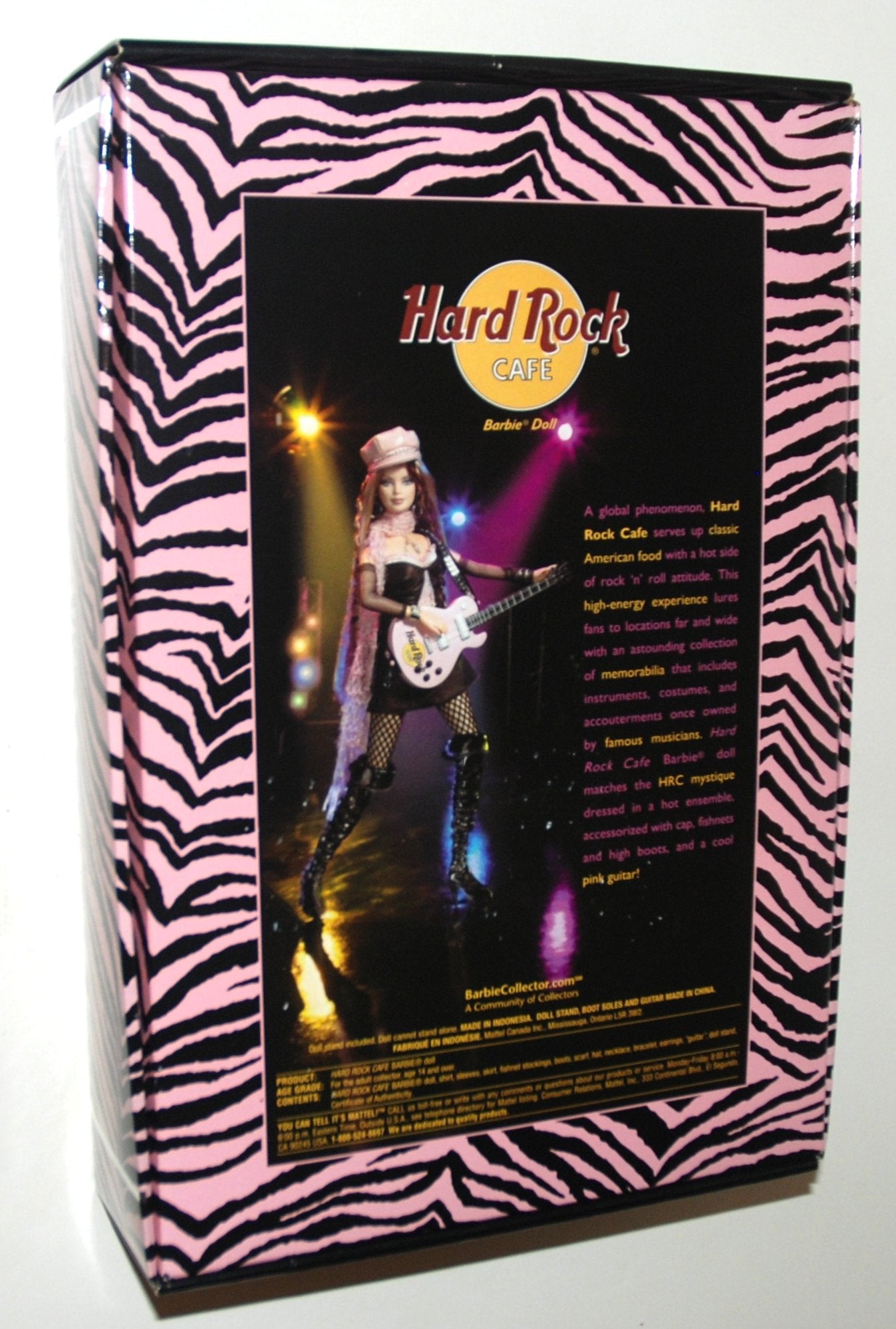Hard Rock Cafe Barbie 2nd in Series 2004 Second Edition Pop Culture Silver Label Collectible NRFB