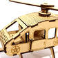 StonKraft Wooden 3D Puzzle Helicopter - Home Decor, Construction Toy, Modeling Kit, School Project - Easy to Assemble
