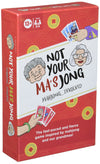 Hasbro Gaming Not Your Ma's Jong, A Fast-Paced Card Game for 3-4 Players Inspired by Mahjong and 2 Grandmas, Fun Family Party Game, Ages 13+