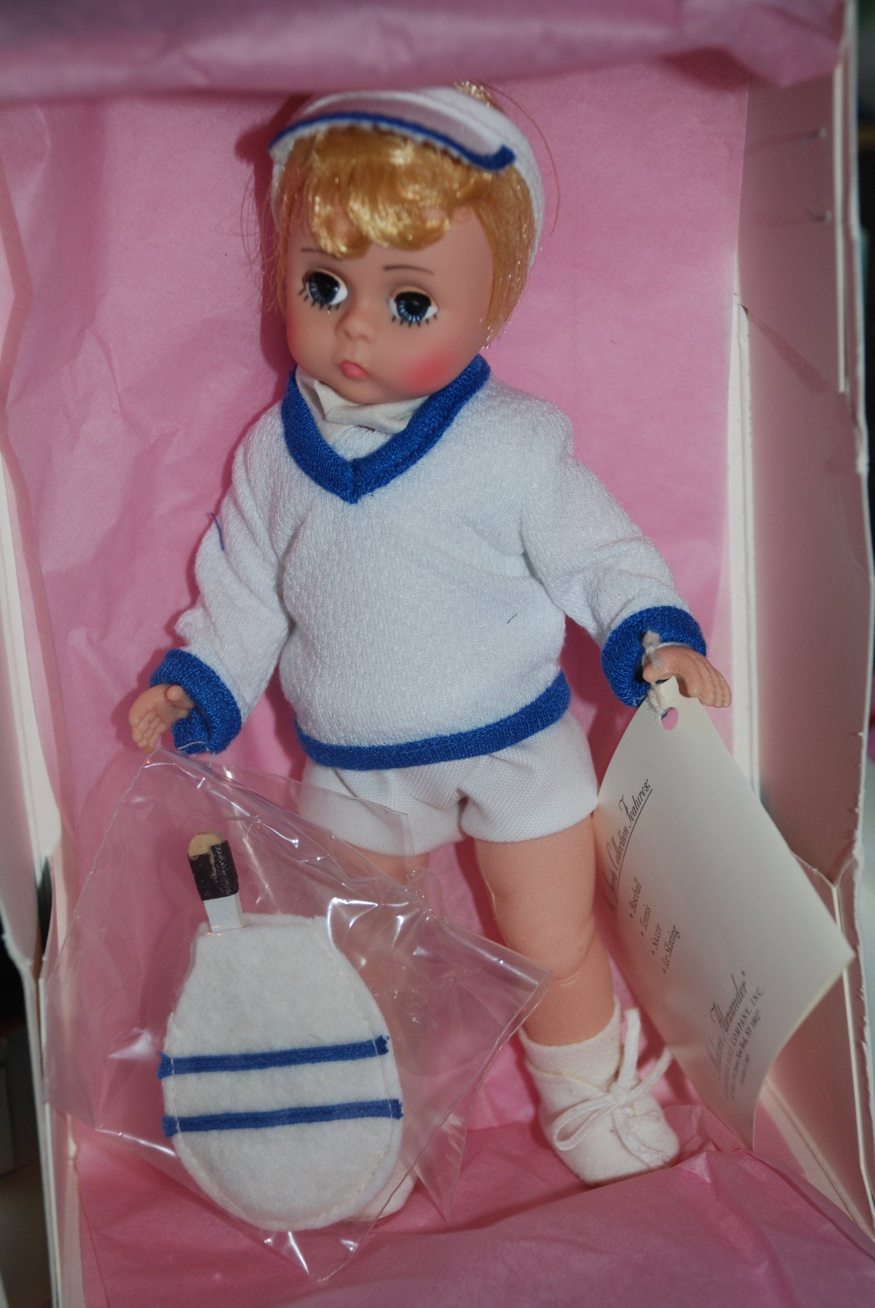 Madame Alexander Tennis Boy - Blonde 1997 Sports Collection