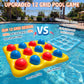 Feyichi Pool Toys, Pool Tic Tac Toe Game Set with 12 Inflatable Balls, Pool Games for Kids/Adults/Teens, Outdoor Water Games, Suitable Pool Beach