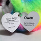 TY UK Ltd 2005121 Owen Owl Puffies Plush Animal, Multicolor, 7cm