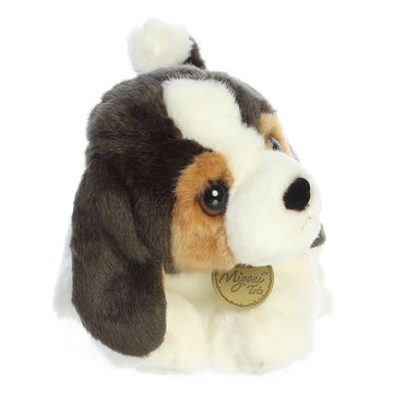 Aurora® Adorable Miyoni® Tots Beagle Pup Stuffed Animal - Lifelike Detail - Cherished Companionship - Brown 11 Inches