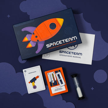 Stellar Factory Spaceteam | Cooperative Shouting Card Game | 3-6 Players, Ages 12+ | 5-Min Rounds | 100% Waterproof Plastic Cards