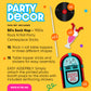 Big Dot of Happiness 50's Sock Hop - 1950s Rock N Roll Party Centerpiece Sticks - Table Toppers - Set of 15