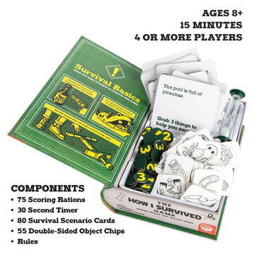 MindWare The How I Survived Card Game Hilarious for Kids & Adults Laugh til You Cry, Super Funny Kid-Humor Gift for Boys & Girls Ages 8+