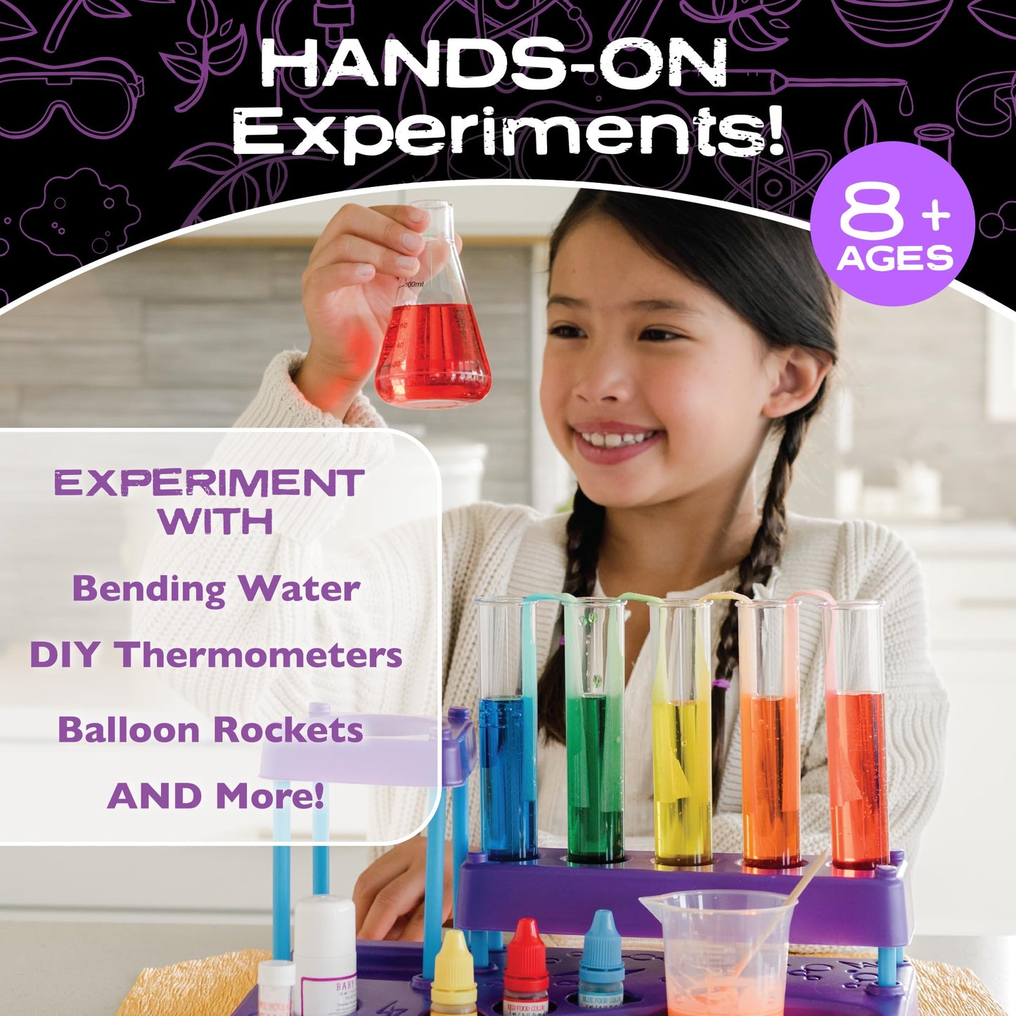 MindWare Science Academy: Zoom, Ooze & Explore Ultimate Lab 15+ Amazing Experiments for Teens & Kids Ages 8 & Up Over 40 Experiments with All