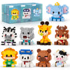 Finger Rock 9Pack Animals Party Favors Building Set, 1684PCS Cute Animal Set for Goodie Bag Stuffers Classroom Prizes, Party Favors Birthday Gift