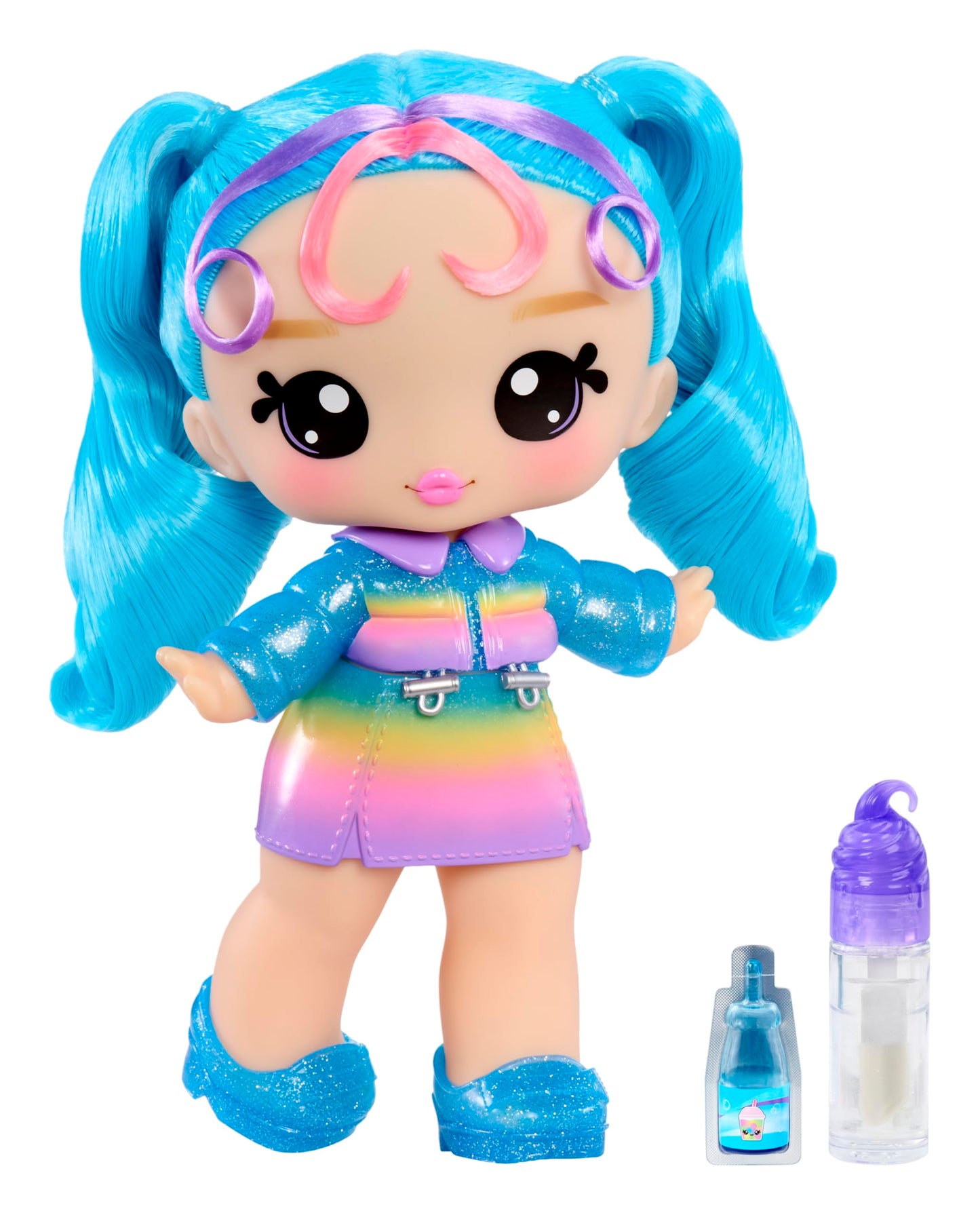Yummiland Large Doll- Britney Boba with Scented Lip Gloss, Ages 4+