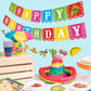 Kitticcino Mexican Party Decorations 3 PCS Mexican Happy Birthday Banner Cinco De Mayo Fiesta Decor Mexico Birthday Fiesta Taco Mexican Photo Booth